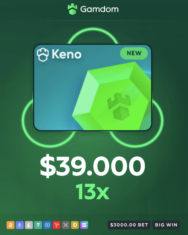 $39,000 Keno win